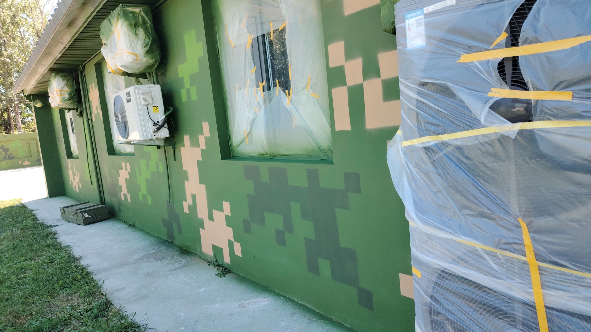 淮南外墙迷彩漆施工多少钱 伪装迷彩漆  